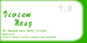 vivien mesz business card